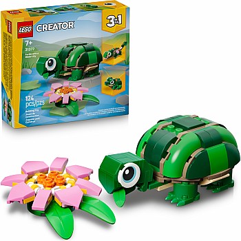 Lego Creator 31377 Turtle with a Water Lily Flower 