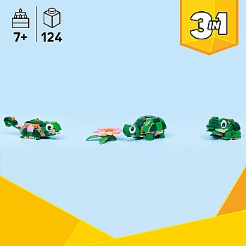 Lego Creator 31377 Turtle with a Water Lily Flower 