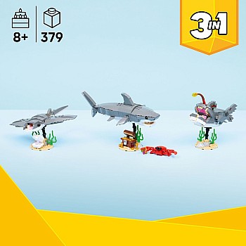  Lego Creator 3 in 1 31381 Fierce Shark with a Treasure Chest