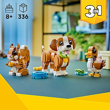 LEGO Creator 31382 3 in 1 Cute Animals: Playful Puppy Dog