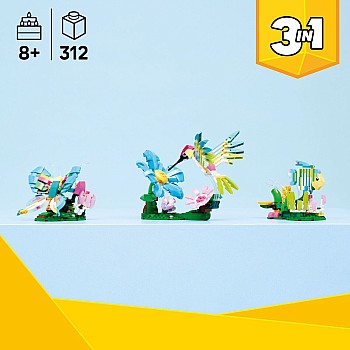  LEGO Creator 31384 3 in1 Wild Animals: Colorful Hummingbird