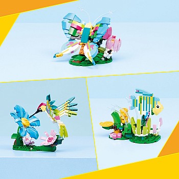  LEGO Creator 31384 3 in1 Wild Animals: Colorful Hummingbird