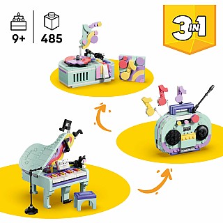 LEGO® Creator Music Decor Piano with Cat