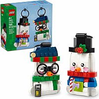 LEGOÂ® Snowman Ornaments