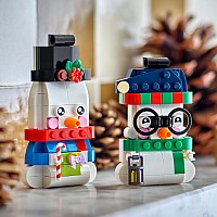 LEGOÂ® Snowman Ornaments