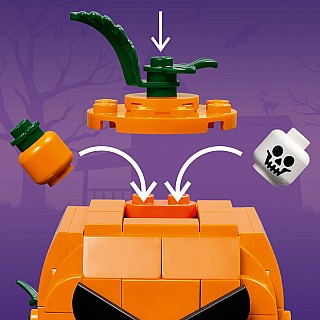 LEGO® Jack-O’-Lantern Pickup Truck