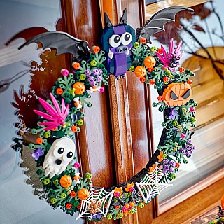 LEGO® Halloween Wreath
