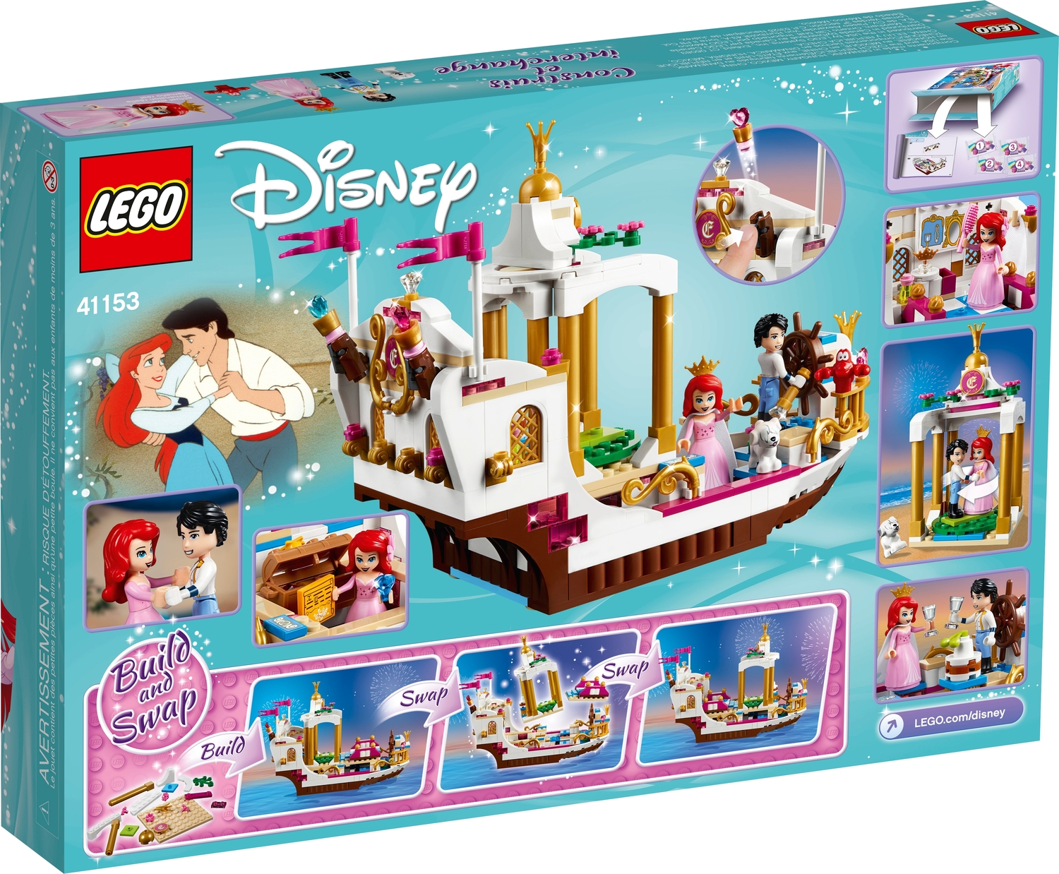 Lego princess ariel outlet boat