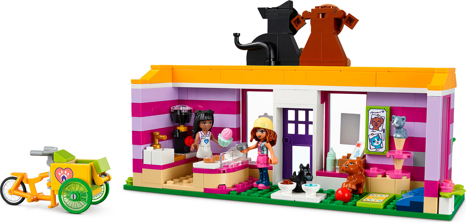 LEGO 41699 Friends Le Café D'Adoption Des Animaux, Jouet avec Figurines de  Chat et Chien, Mini-Poupées Olivia, Enfants Des 6 Ans - ADMI