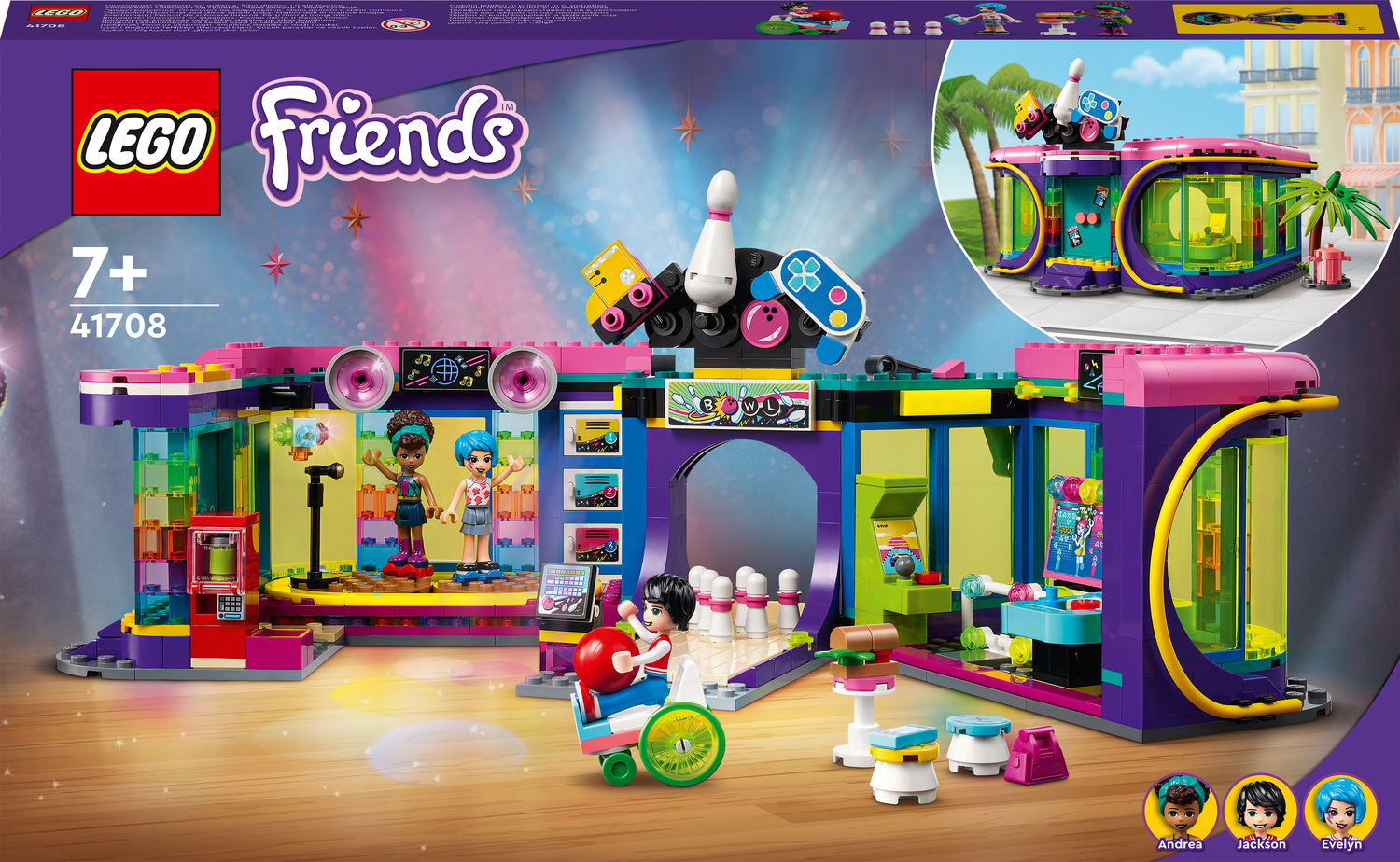 Set Toys Friends That Roller Arcade - Disco LEGO Imagine