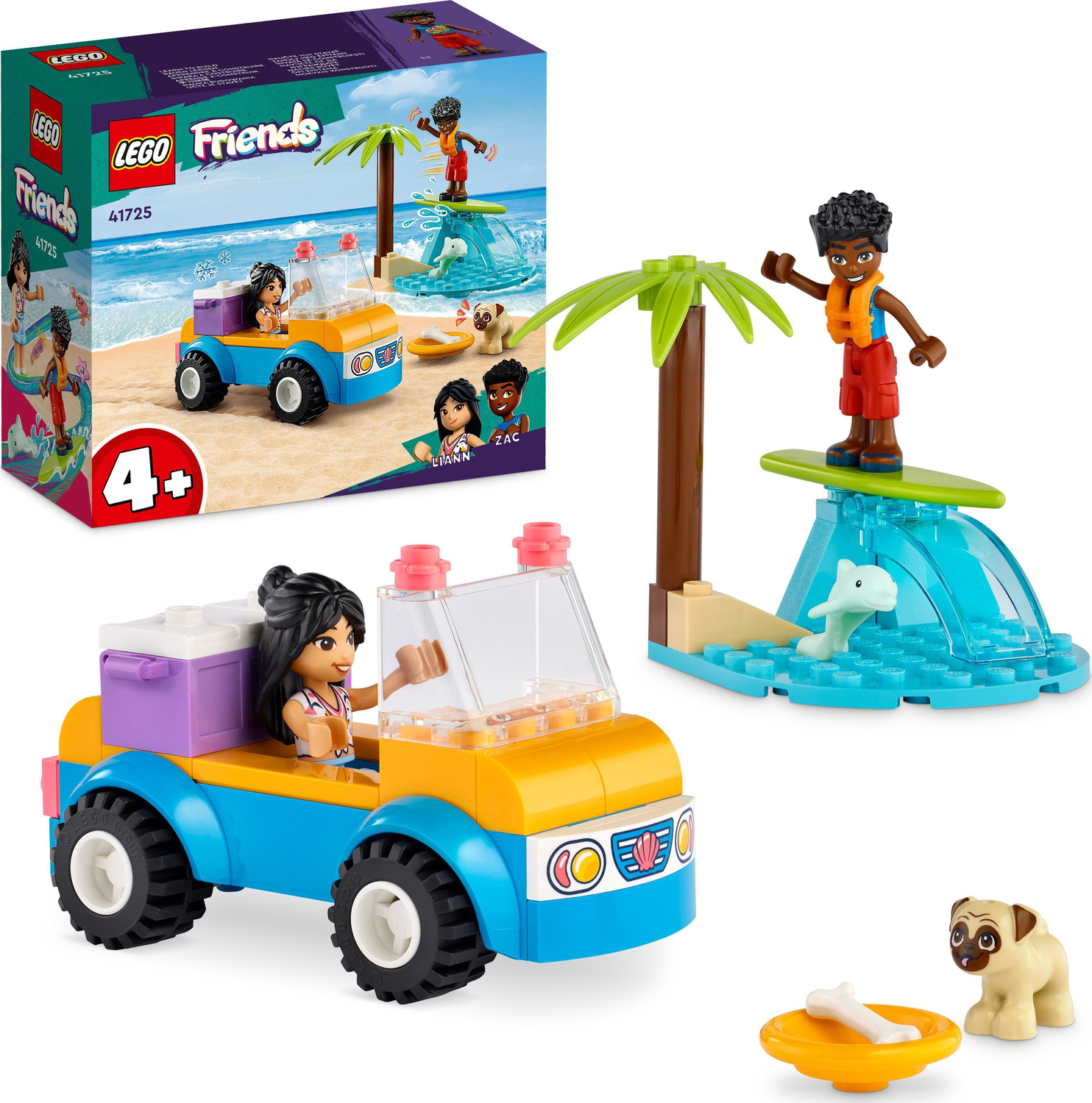 LEGO Friends Beach Buggy Fun Set with Toy Car - The Toy Box Hanover