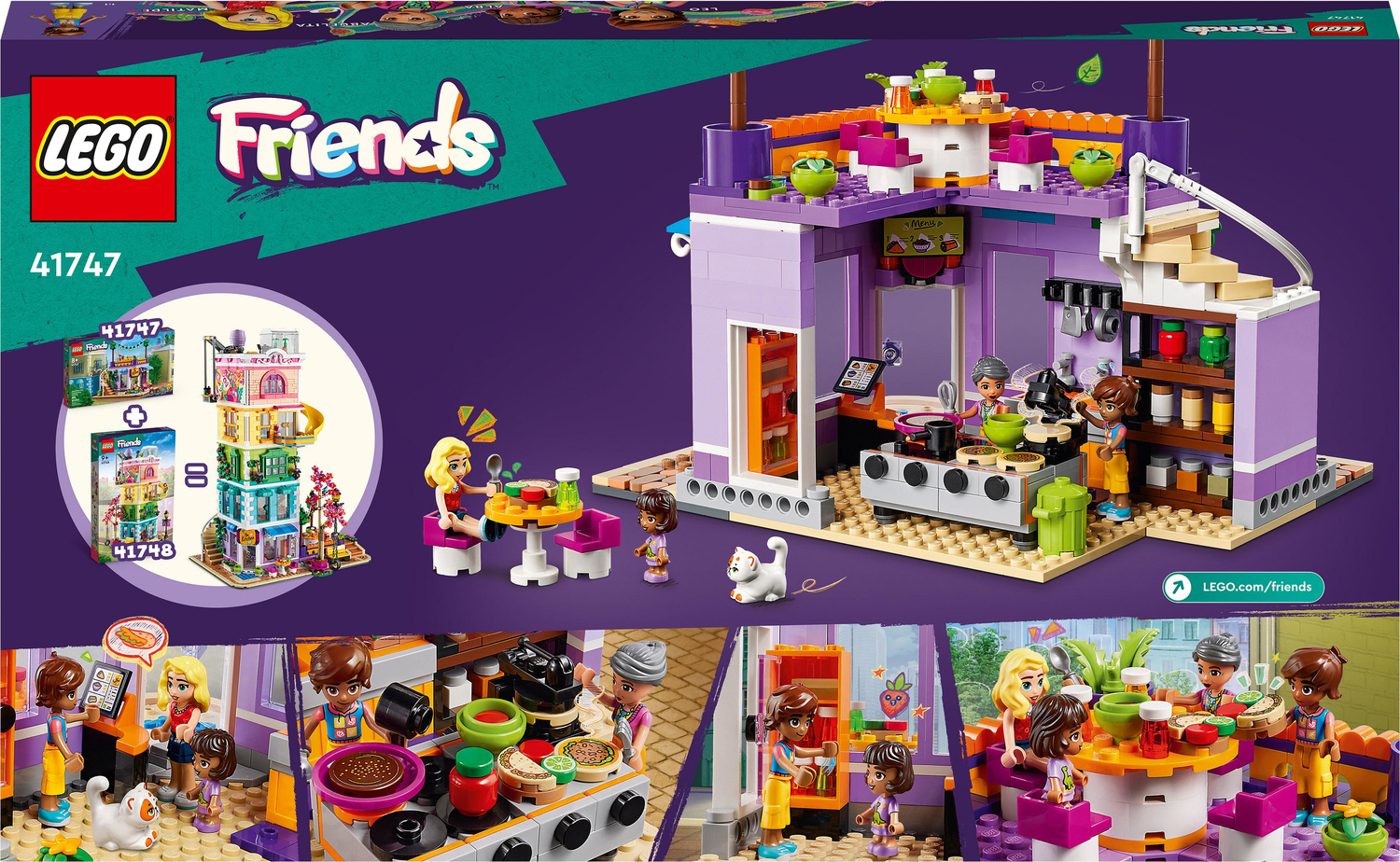 LEGO Friends Heartlake City Community Kitchen 41747 Pretend