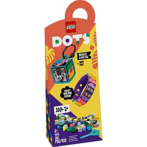 LEGO DOTS: Neon Tiger Bracelet & Bag Tag