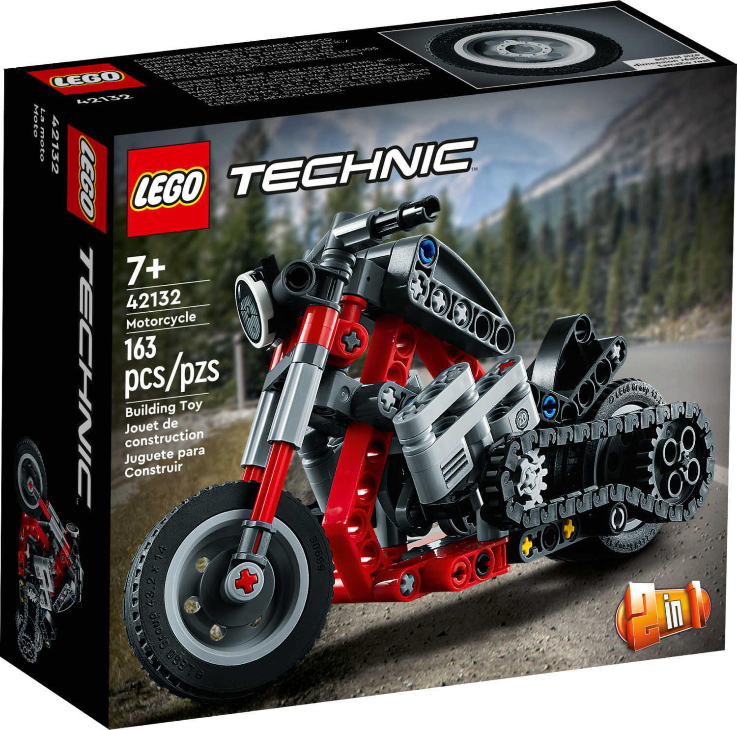 Lego Technic City Motorcycle Build Custom Model 431 Pcs Holiday Gift for Kids 