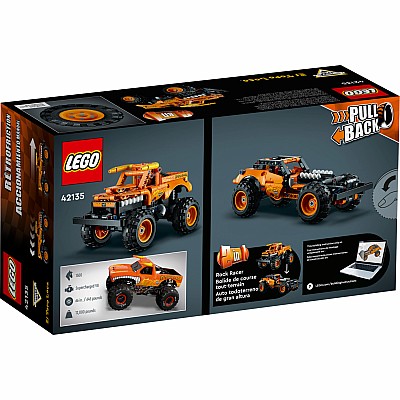 LEGO Technic Monster Jam El Toro Loco, 2 in 1 Pull Back Truck to Off Roader  Car Toy 42135, Monster Truck and Race Car Building Toy, Construction Kit  for Kids, Boys, Girls