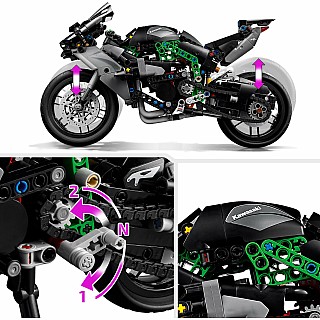 LEGO Technic Kawasaki Ninja H2R Motorcycle Toy