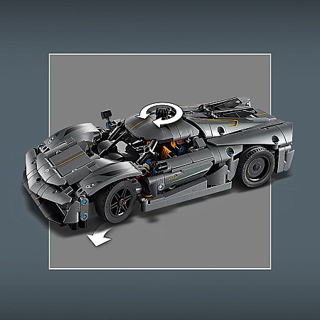 LEGO Technic: Koenigsegg Jesko Absolut Gray Hypercar