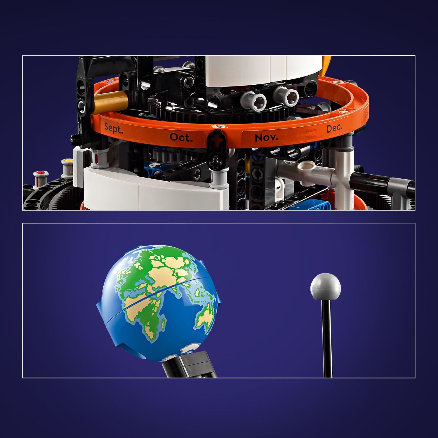 LEGO® Technic: Planet Earth and Moon in Orbit