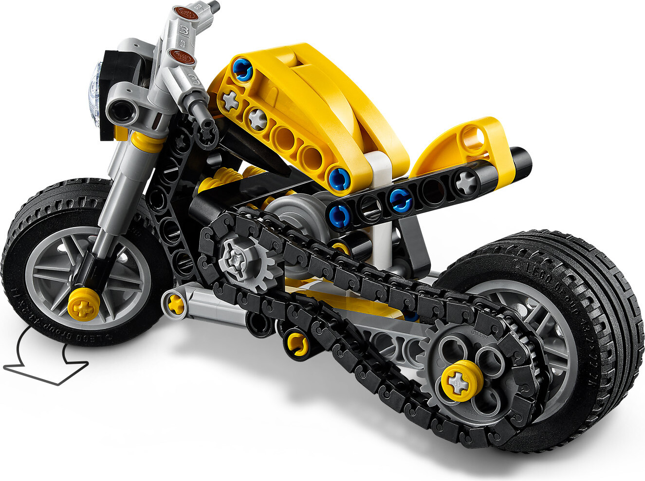 LEGO Technic: Yellow Motorcycle