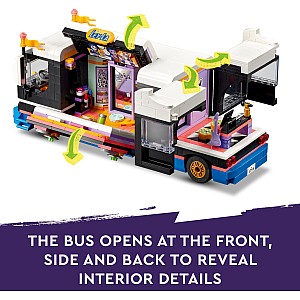 LEGO Friends Pop Star Music Tour Bus Toy Set
