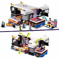 LEGO Friends Pop Star Music Tour Bus Toy Set