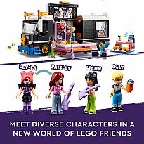 LEGO Friends Pop Star Music Tour Bus Toy Set