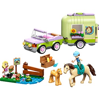  Lego Friends 42695 Horse and Baby Foal Trailer 