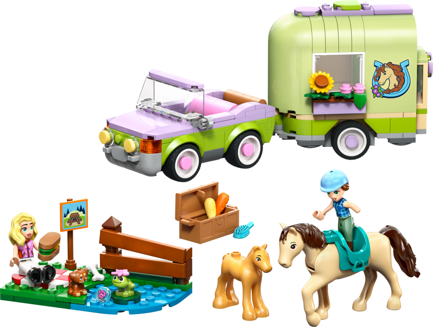 LEGO Friends: Horse & Baby Foal Trailer