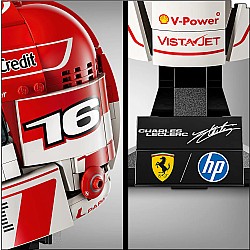 LEGO® Editions Scuderia Ferrari HP Charles Leclerc Helmet