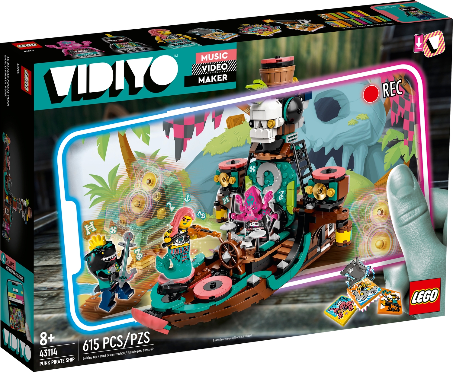 Lego Vidiyo Punk Pirate Ship Imagine That Toys