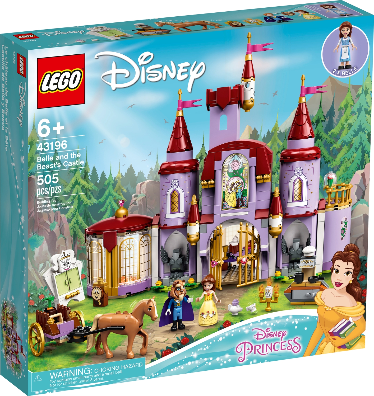 LEGO Disney: Belle And The Beast's Castle 43196