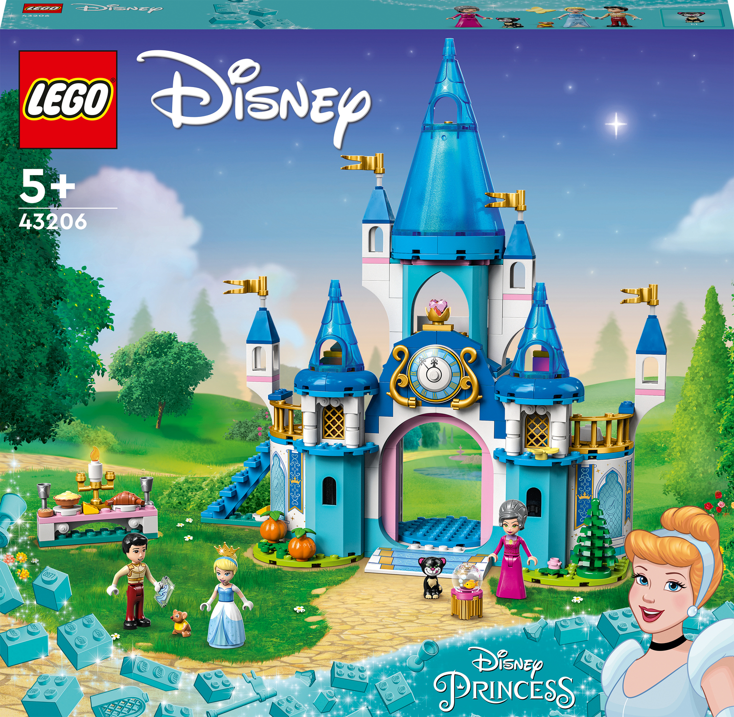 LEGO Disney Cinderella & Prince Charming's Castle Set