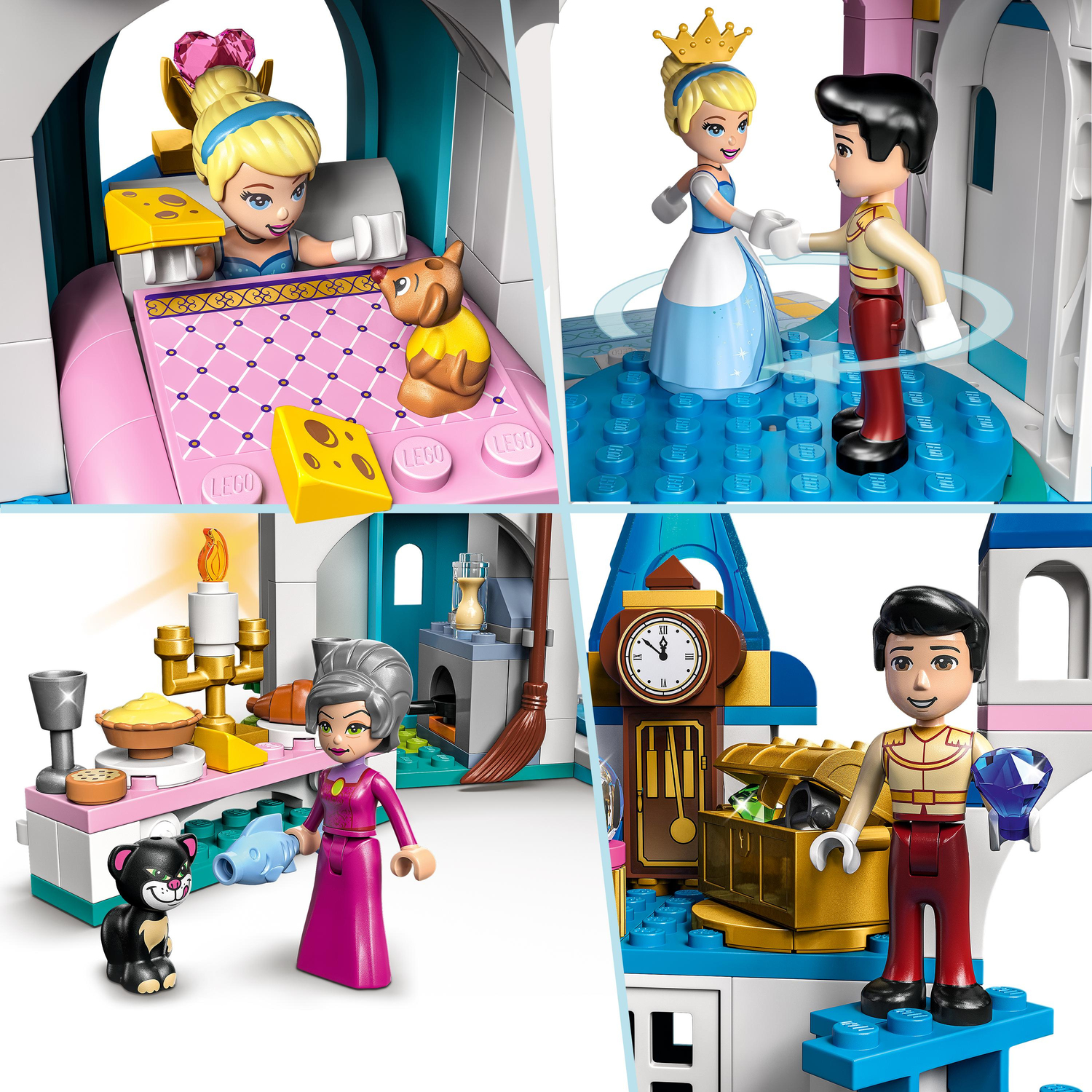 Kriminel dis bekymring LEGO Disney Cinderella & Prince Charming's Castle Set - Kidoodles Toy Zone