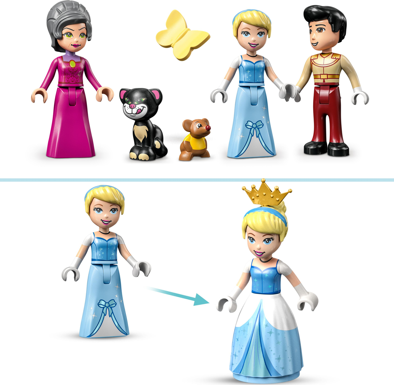 Afdeling Junction Bære LEGO Disney Cinderella & Prince Charming's Castle Set - The Toy Box Hanover