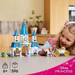  LEGO Disney 43275 Cinderella's Castle and Horse Carriage	