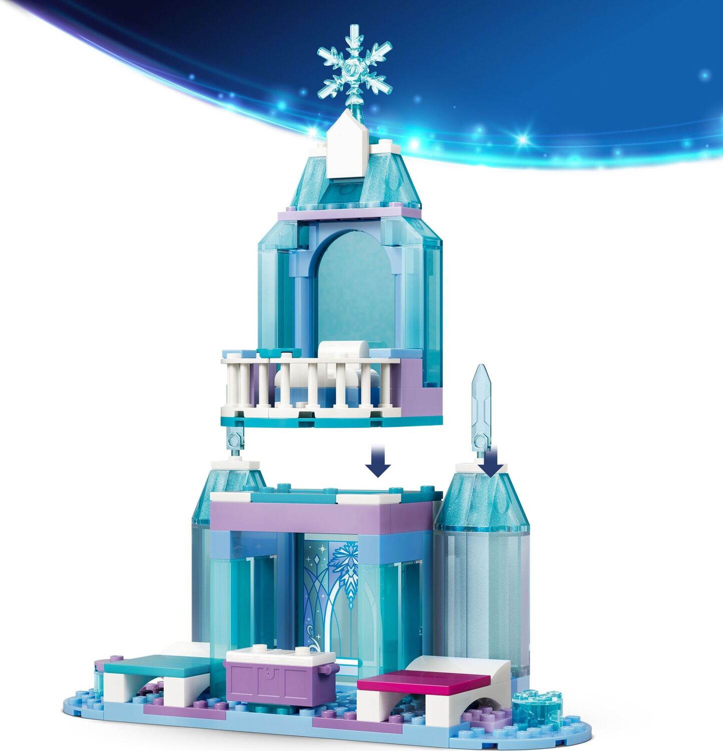 LEGO Disney Princess: Elsa's Ice Castle & Snow Ride Adventure