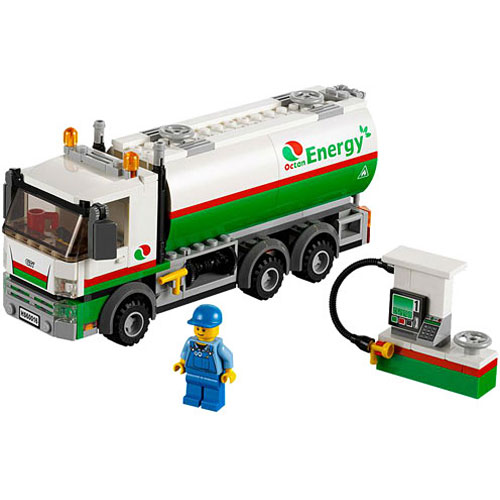 LEGO Tanker Truck 60016 and Little Dickens