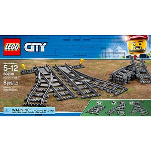 Lego City 60238 Switch Tracks 6 Piece Train Track & Points Set NEW & SEALED 