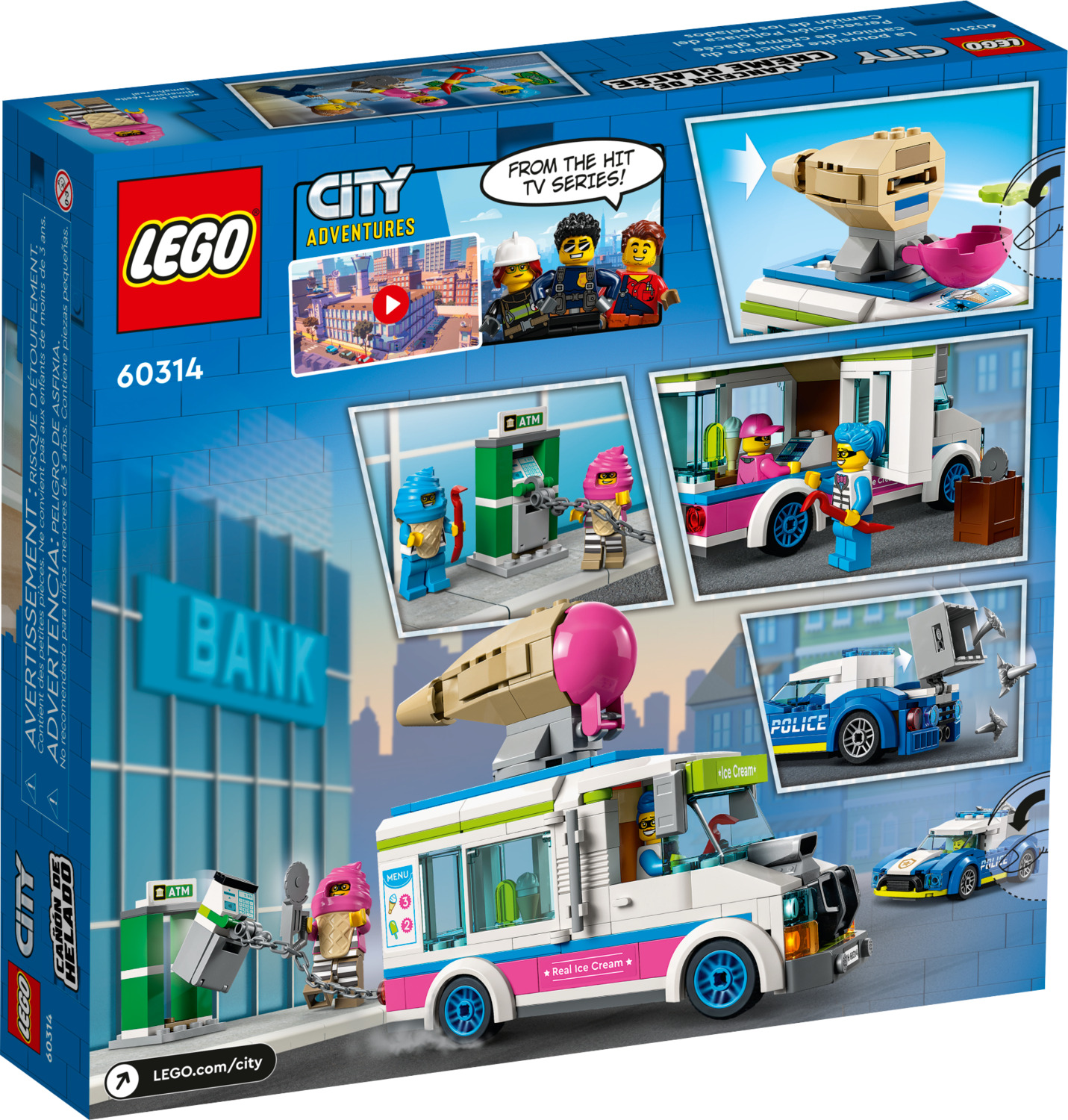 tilfredshed udeladt Alt det bedste LEGO City: Ice Cream Truck Police Chase - Givens Books and Little Dickens