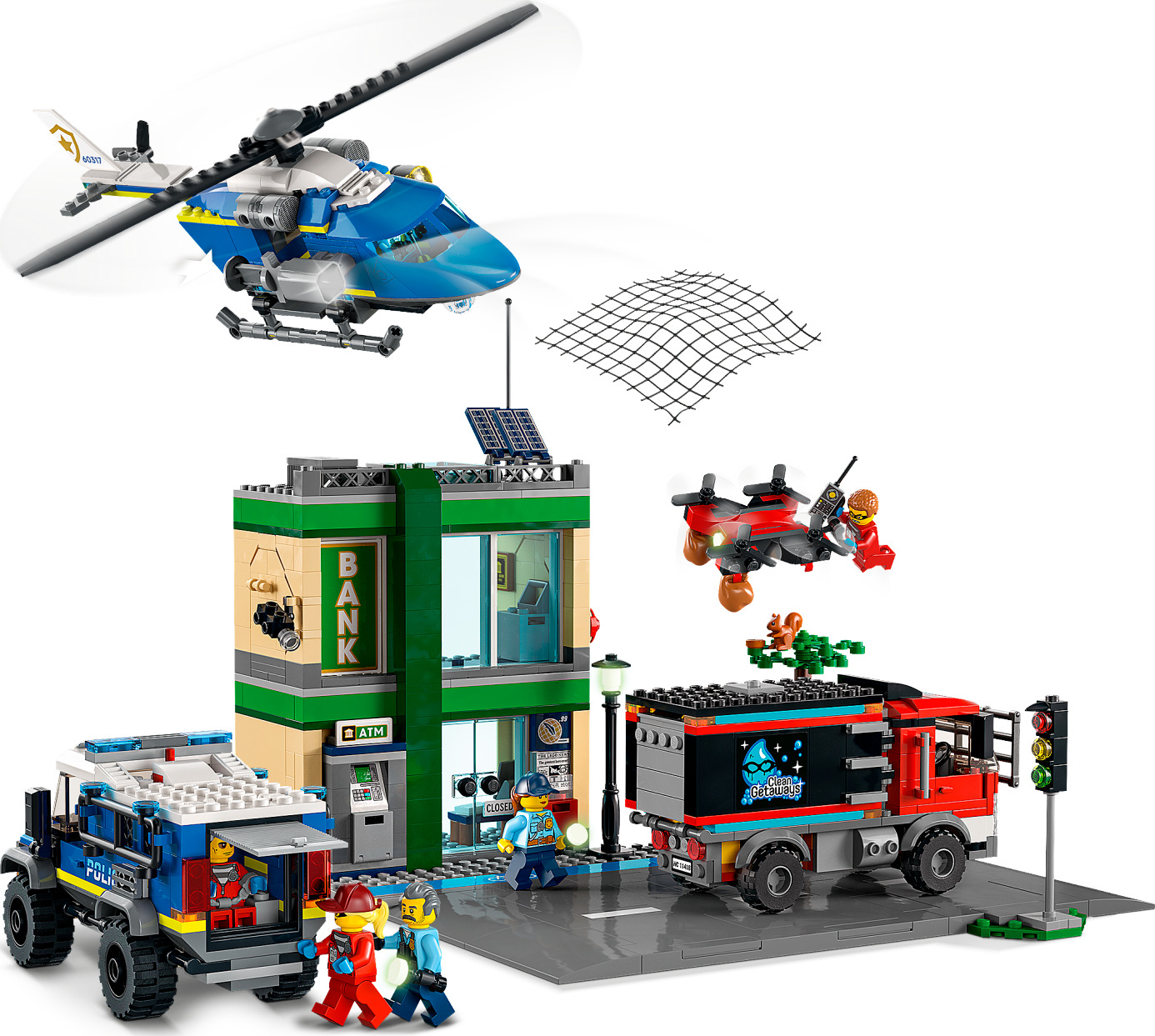 Confronteren Klacht Overweldigen LEGO City: Police Chase at the Bank 60317 - Building Blocks