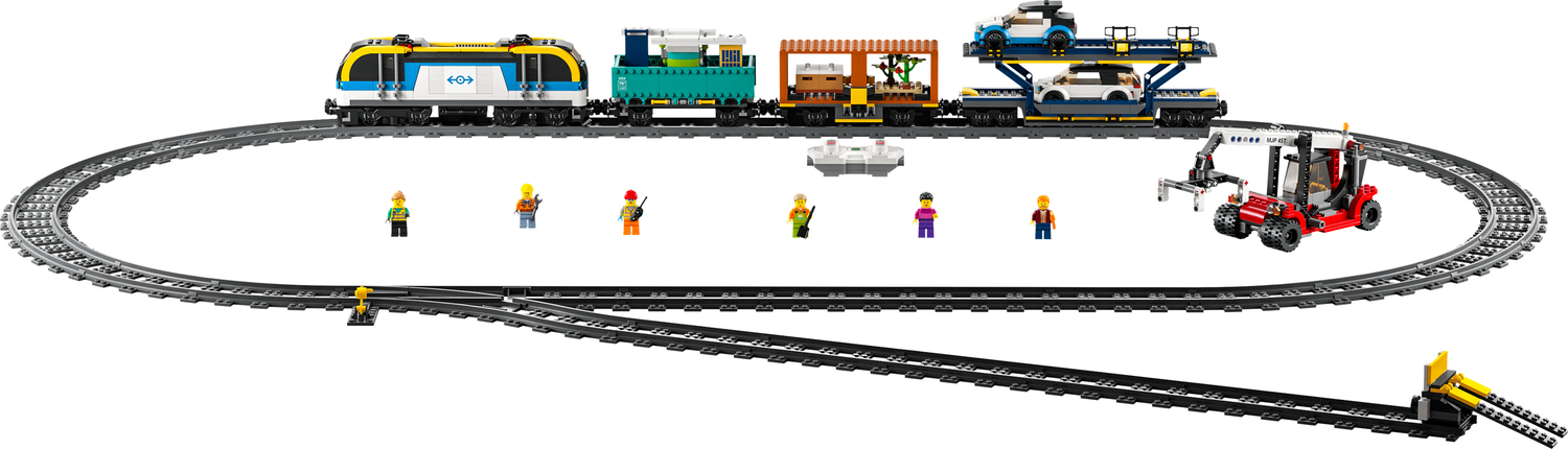 LEGO City Freight Train Set Remote Control Toy - Toyrifix
