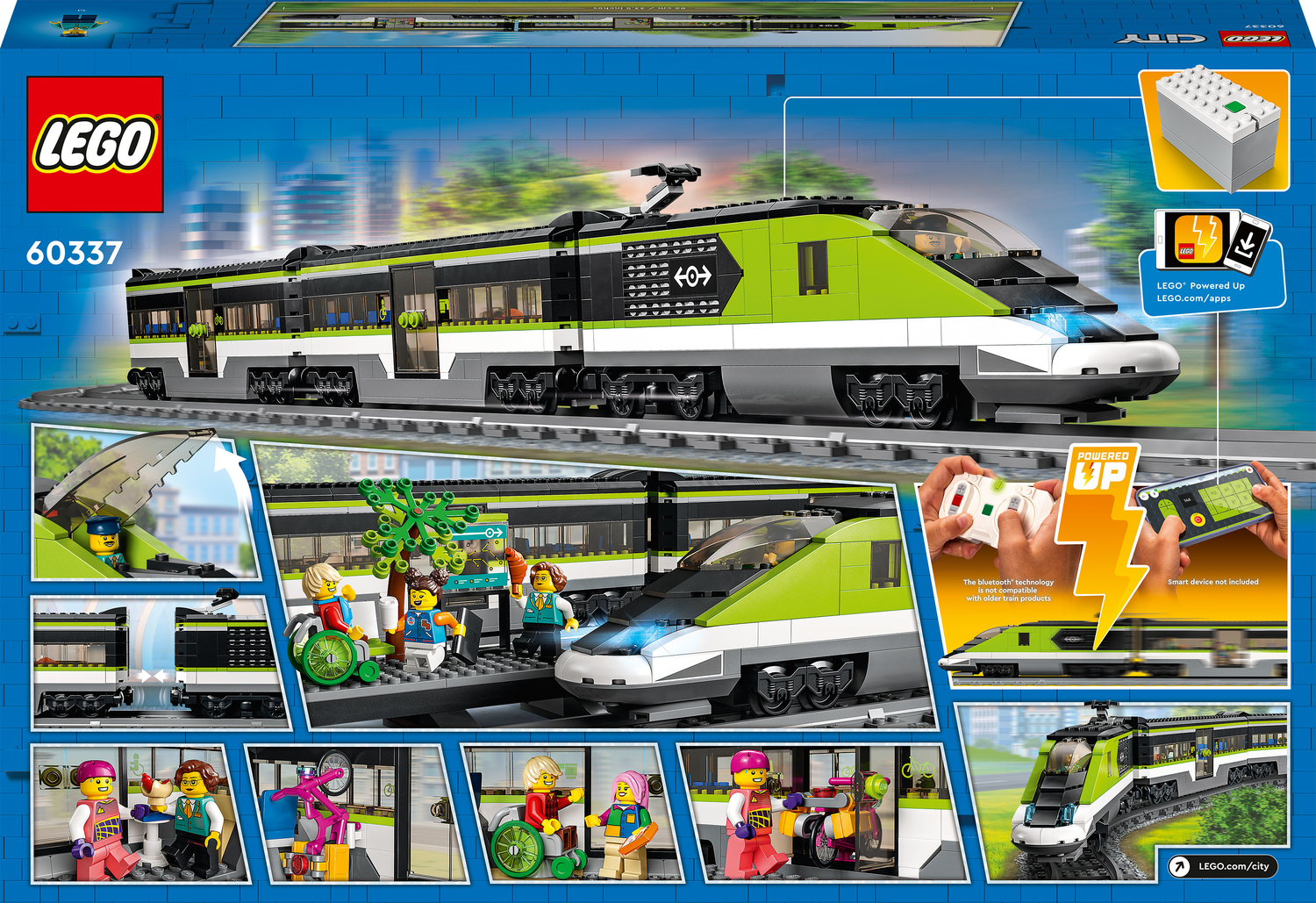 LEGO City Passenger Train RC Set Imagination Toys