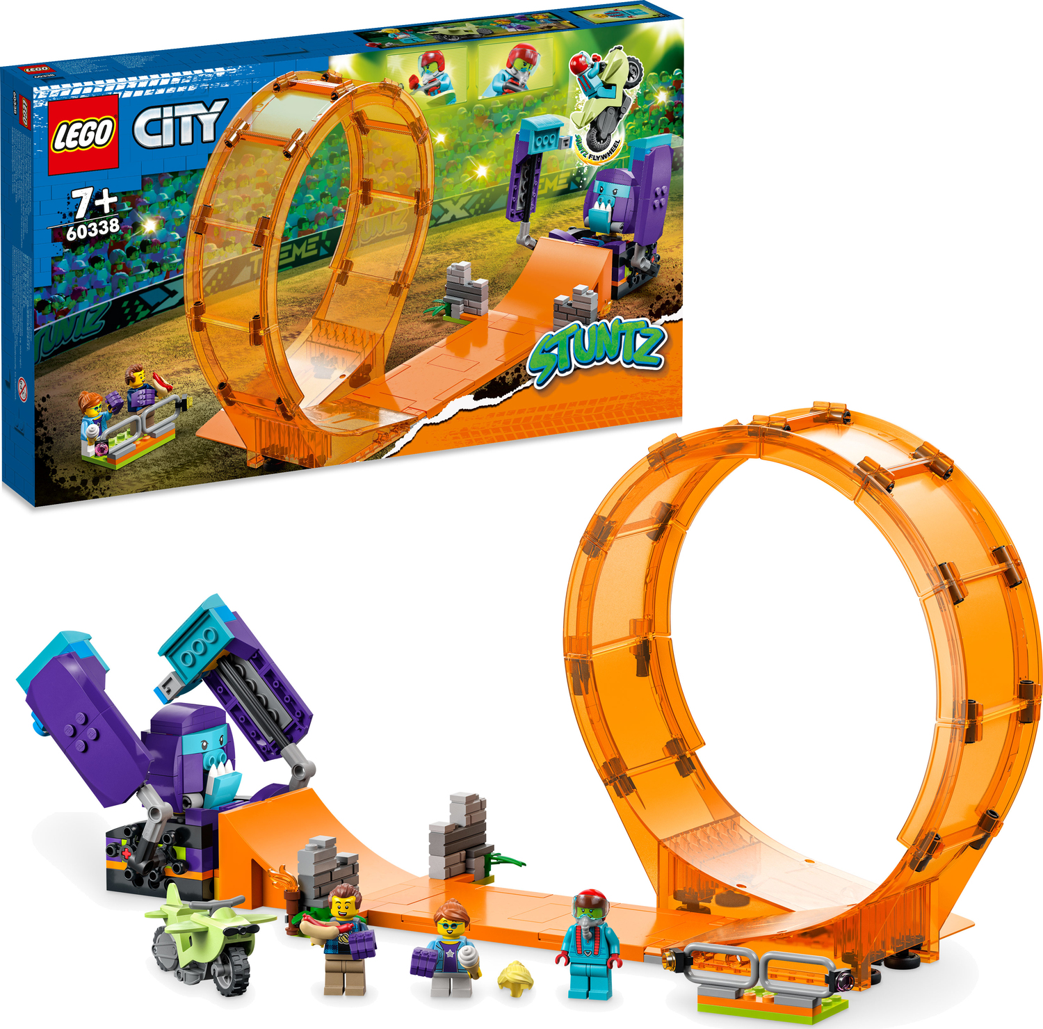 LEGO® City Stuntz 60338 Smashing Chimpanzee Stunt Loop Set - Worldshop