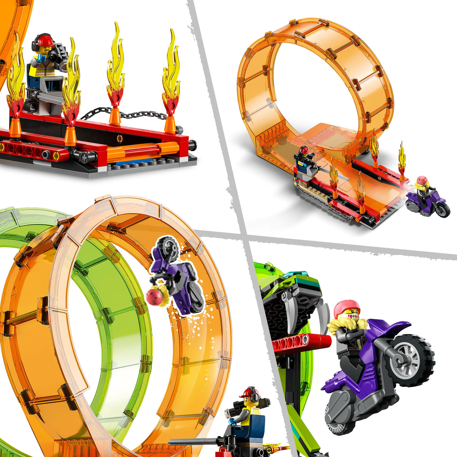 LEGO City Stuntz Double Loop Stunt Arena Set - Imagine That Toys