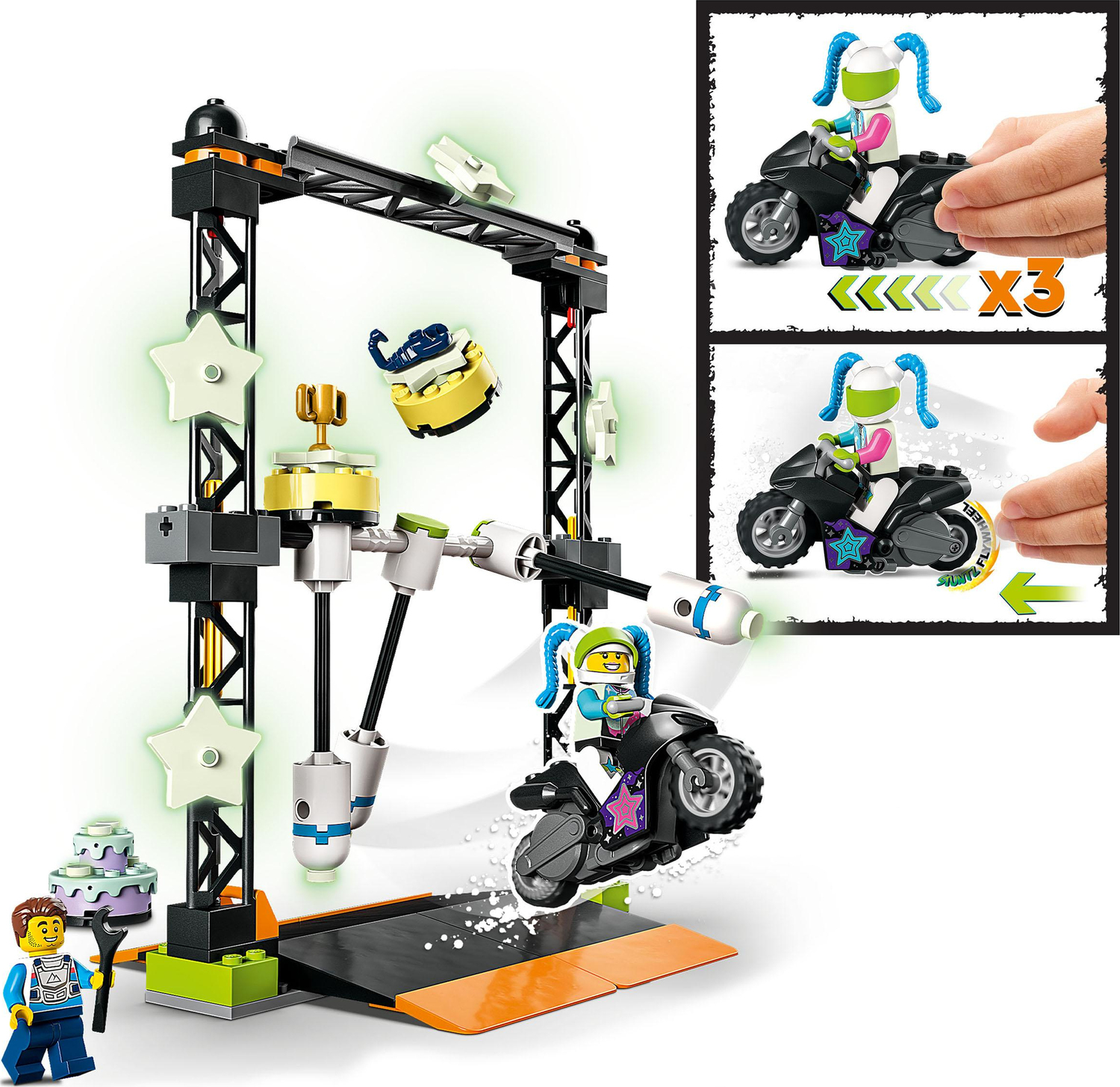 LEGO City Stuntz The Knockdown Challenge Set