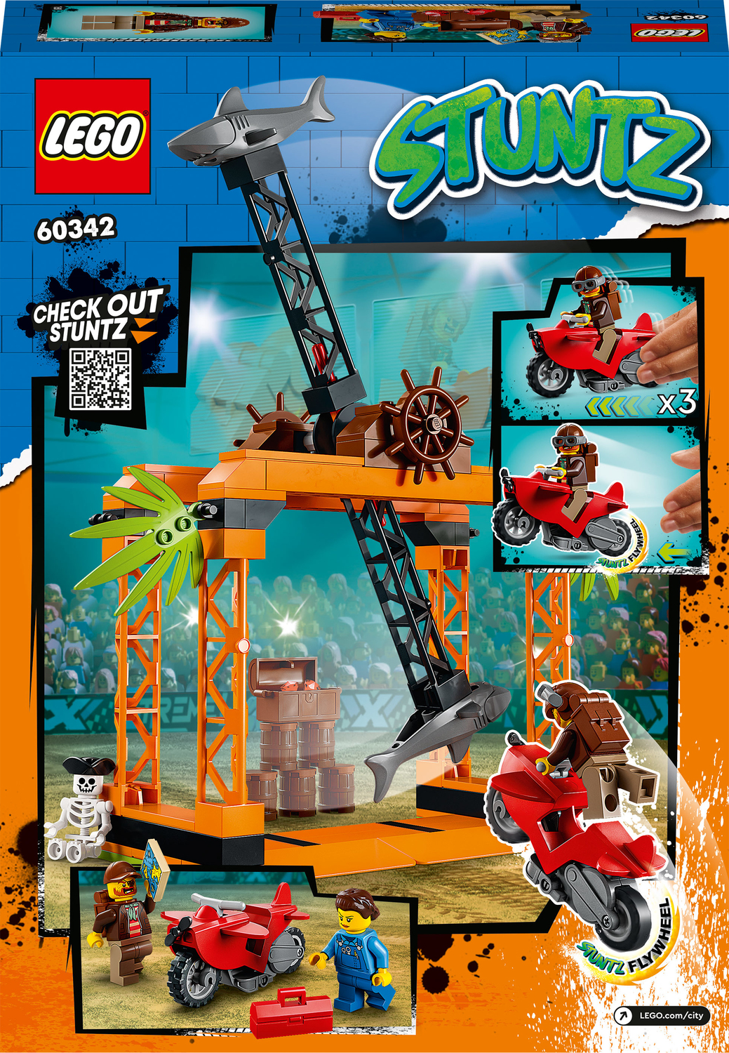 The Shark Attack Stunt Challenge 60342, City