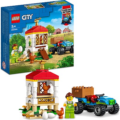 LEGO City Chicken Henhouse Farm Toy for Kids