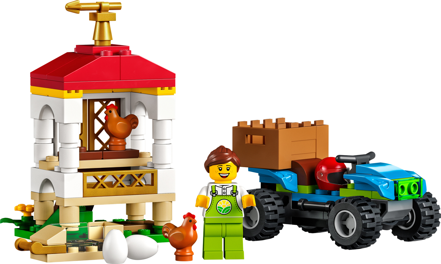 LEGO City Chicken Henhouse Toy for Kids - Givens Books and