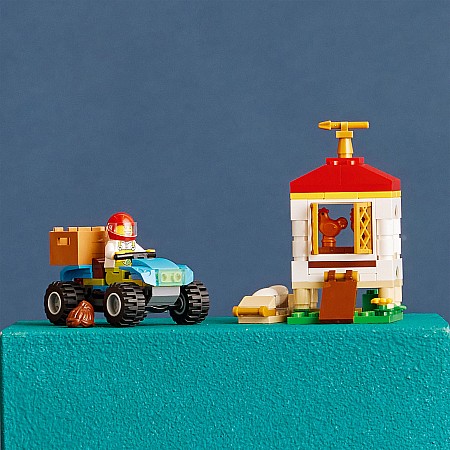 LEGO City Chicken Henhouse Farm Toy for Kids