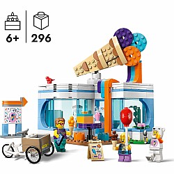 LEGO City Ice-Cream Shop Set with Toy Bike